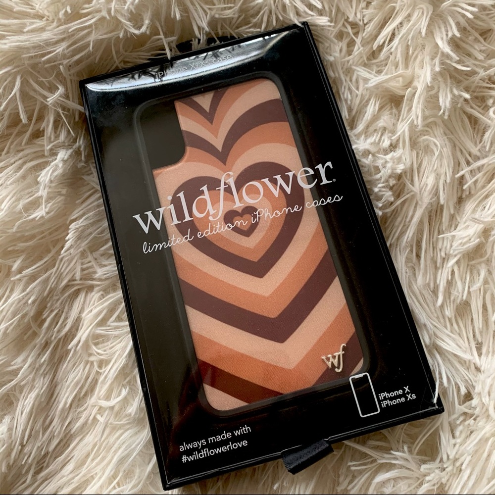 Wildflower Latte Love iPhone XS/X Case